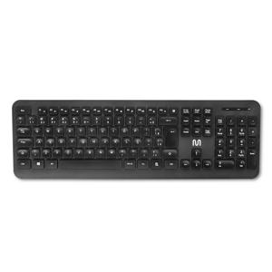 Teclado sem Fio Côncavo Conexão 2.4ghz USB 13 Teclas Multimídia Preto Multi (Multilaser) - TC297