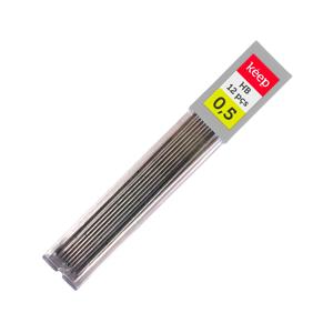 Tubo de Grafite HB 0,5mm Caixa c/ 12 Tubos Keep - EI120