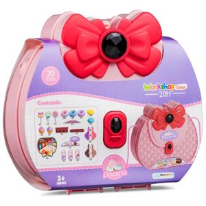 Workshop Jr 2 em 1 Bolsa Fashion Doceria com 20 Acessórios Multikids - BR1683