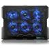 Cooler Para Notebook Com 6 Fans Led Azul Hexa Cooler - AC282