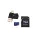 Kit 4 em 1 Cartão De Memória Ultra High Speed-I + Adaptador USB Dual Drive + Adaptador SD 16GB até 80 Mb/S De Velocidade Multi - MC150