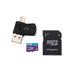 Kit 4 em 1 Cartão De Memória Ultra High Speed-I U3 + Adaptador USB Dual Drive + Adaptador SD 128GB até 90 Mb/S De Velocidade Multilaser - MC