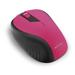 MOUSE SEM FIO 2.4GHZ PRETO E ROSA USB - MO214