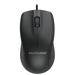 Mouse Com Fio Large Conexão USB1200dpi Cabo de 120cm 3 Botões Tamanho Grande Preto - MO308