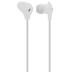 FONE DE OUVIDO CABO DE NYLON E MICROFONE BRANCO - PH199
