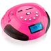Rádio Portátil Multilaser Com Entradas Usb E Cartão Sd Rosa - SP146