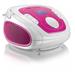 Caixa De Som Multilaser Boombox Bluetooth Som 5 Em 1 Rosa E Branca - SP187