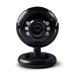 Webcam Standard 480p 30Fps Led Noturno c/ Botão Snapshot Microfone Conexão Usb Preto - WC045