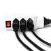 Adaptador L De Energia Novo Padrão 4 Tomadas Multi - WI246