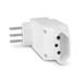 Adaptador L De Energia Novo Padrão 4 Tomadas Multi - WI246