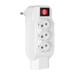 Adaptador L De Energia Novo Padrão 4 Tomadas Multi - WI246