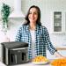 Air Fryer 8L Preta c/ 2 Gavetas 2500w-220v Multi - GO220