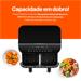 Air Fryer 8L Preta c/ 2 Gavetas 2500w-220v Multi - GO220