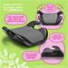 Assento para Auto Booster Turbo Meia Capa 15-36kgs Cinza Multikids Baby - BB381