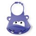 Babador de Silicone Silybib Hipopótamo Roxo +6m Multikids Baby - BB044