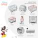 Berço Desmontável 0-15 Kg Mickey Milky Way Multikids Baby - BB442
