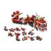 Blocos de Montar Cubic 12 em 1 Bombeiro Resgate 557 Peças Multikids - BR1094