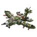 Blocos de Montar Cubic 25 em 1 Avião de Combate 576 Peças Multikids - BR1620