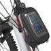 Bolsa com Porta Cel para Bicicleta Capacidade de 0,6L Impermeável com Touch Atrio - BI022
