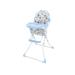 Cadeira Alta de Alimentação Slim Leãozinho Azul e Branco 6+M-15kg Multikids Baby - BB609