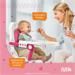 Cadeira de Alimentação Berry 3 em 1 Rosa Multikids Baby - BB390
