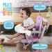 Cadeira de Alimentação Elevatória para Refeição Peanuts 6M-15Kgs Rosa Multikids Baby - BB108