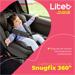 Cadeira Para Auto 0-36 Kgs Isofix Com Rotação Snugfix Cinza Litet - BB454