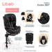 Cadeira Para Auto 0-36Kgs Isofix Evolve 360 Preta e Areia Litet - BB398