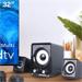 Caixa de Som 2.1 14w RMS USB Conexão P2 Controle de Volume Preto - SP172
