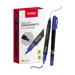 Caneta Marcador Permanente Duas Pontas Fina/Ultrafina 1.0mm Azul Cx 12un Keep - MR021