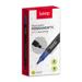 Caneta Marcador Permanente Duas Pontas Fina/Ultrafina 1.0mm Azul Cx 12un Keep - MR021