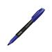 Caneta Marcador Permanente Ponta Fina 1.0mm Azul 12 Unidades Keep - MR018