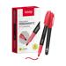 Caneta Marcador Permanente Ponta Fina 1mm Vermelho Caixa c/ 12 Unidades Keep - MR019