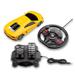 Carrinho com Volante e Pedal Racing Control Nitro Amarelo Multikids - BR1145