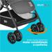 Carrinho de bebê compacto Multikids Spy 0 até 15kg Preto - BB424