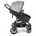 Carrinho de passeio para bebê Multikids 0-15kgs c/ berço Moises Beyond Cinza - BB429