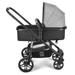 Carrinho de passeio para bebê Multikids 0-15kgs c/ berço Moises Beyond Cinza - BB429