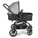 Carrinho de passeio para bebê Multikids 0-15kgs c/ berço Moises Beyond Cinza - BB429