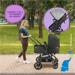 Carrinho de passeio para bebê Multikids 0-15kgs c/ berço Moises Beyond Cinza - BB429