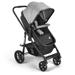 Carrinho de passeio para bebê Multikids 0-15kgs c/ berço Moises Beyond Cinza - BB429