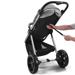 Carrinho Jogger Sway Três Rodas 0-15kgs Preto com Cinza Litet - BB373