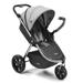 Carrinho Jogger Sway Três Rodas 0-15kgs Preto com Cinza Litet - BB373