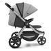 Carrinho Jogger Sway Três Rodas 0-15kgs Preto com Cinza Litet - BB373