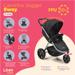 Carrinho Jogger Sway Três Rodas 0-15kgs Preto Litet - BB372