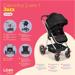 Carrinho Passeio 2 em 1 Assento Moisés 0-15 Kg Jazz Preto Litet - BB468