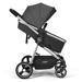 Carrinho Passeio 2 em 1 Assento Moisés 0-15 Kg Jazz Preto Litet - BB468