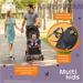 Carrinho Passeio Flick 0-15kgs Preto com Cinza Multikids Baby - BB445