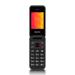 Celular Multilaser Flip Vita 3G Dual Chip com Botão SOS + Rádio FM + MP3 + Bluetooth + Câmera - Preto - P9140