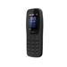 Celular Nokia 105 Dual Chip + Rádio FM + Lanterna + Jogos pré-instalados - Preto - NK093