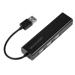 Conversor Ac, Hub Usb 2,0 3 Portas + Rj45 Fêmea Preto Multi - AC304